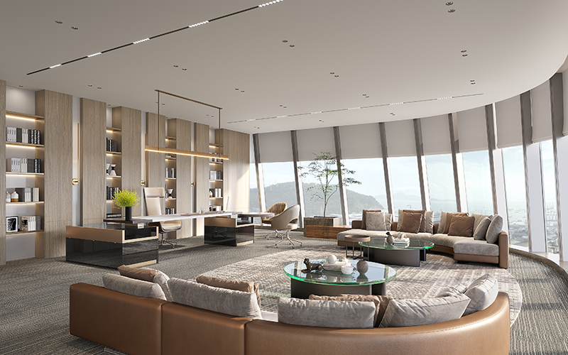 深圳.前海世贸大厦49层办公室设计